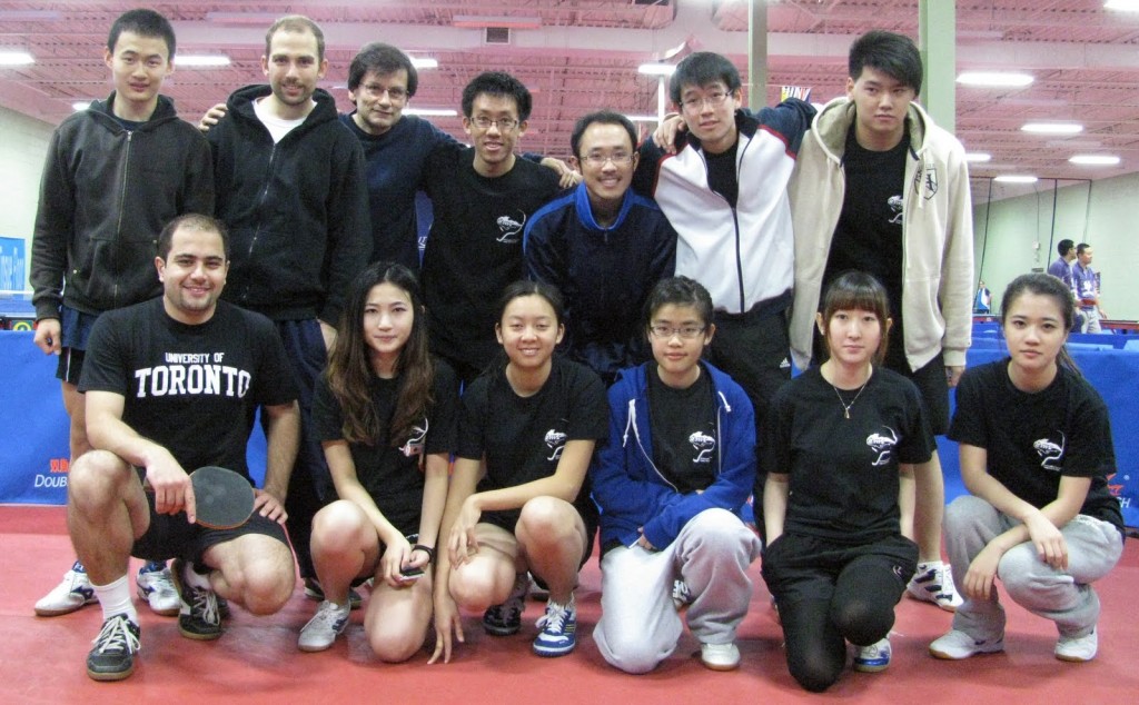 UTTTC Team at NCTTA Fall 2011 Division Tournament